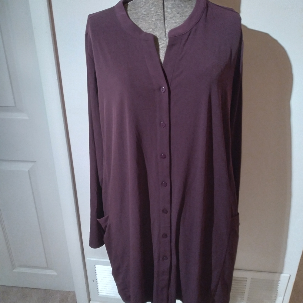 Susan Graver Everyday Purple Top